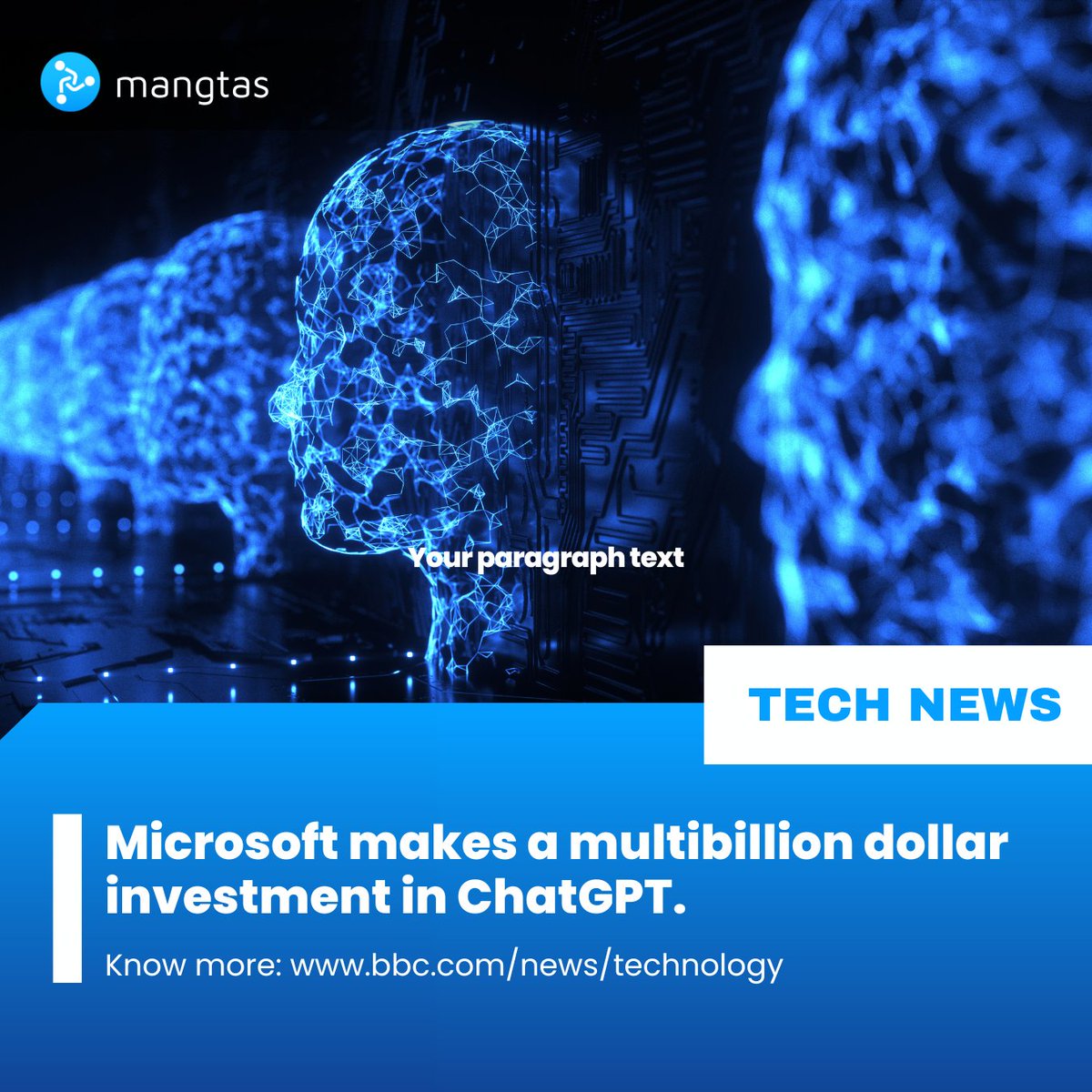 pro5ai's tweet image. Microsoft takes a giant leap in AI technology by investing billions in OpenAI&apos;s ChatGPT.

Read more here: tinyurl.com/microsoft-chat…

#ChatGPT #Microsoft #investingintech #innovation #AI #OpenAI #machinelearning #artificialintelligence #technology #tech
