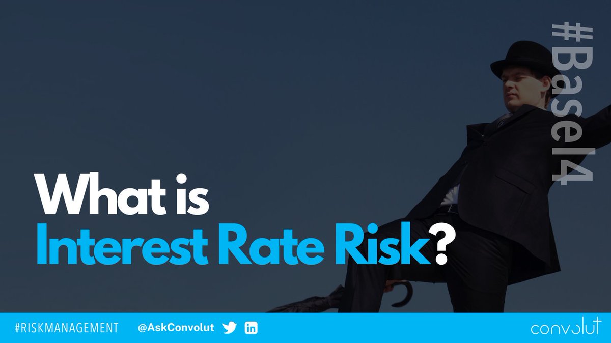 AskConvolut's tweet image. Interest rate risk refers to the risk of an asset&apos;s value declining due to unexpected fluctuations in interest rates. #riskmanagement #Basel4 #finance
