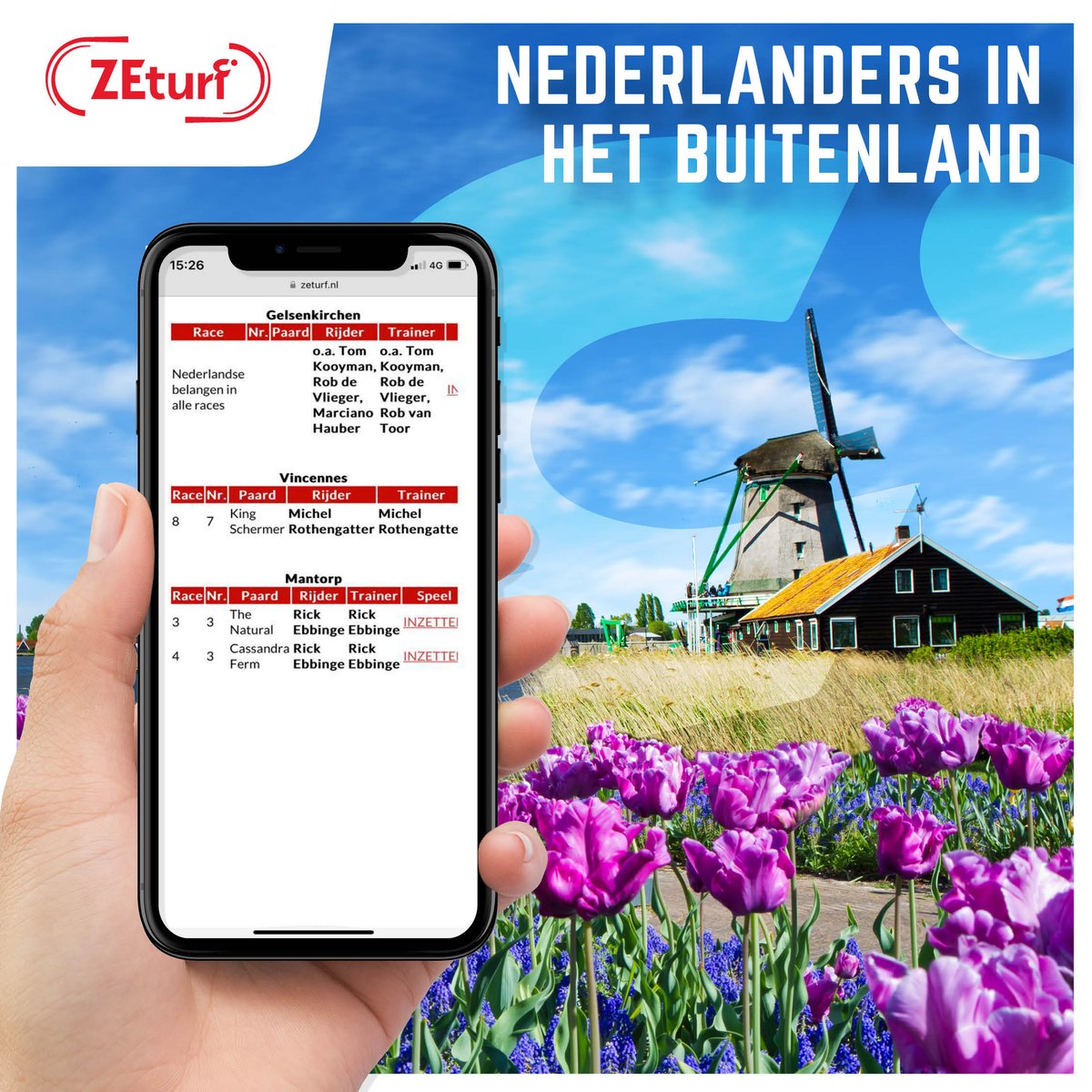 ZEturf.nl - wedden op paarden - €60 welkomstbonus!