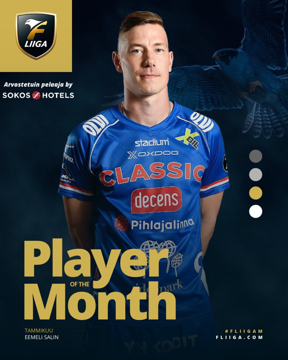 🏆 𝐒𝐨𝐤𝐨𝐬 𝐇𝐨𝐭𝐞𝐥𝐬𝐢𝐧 𝐤𝐮𝐮𝐤𝐚𝐮𝐝𝐞𝐧 𝐩𝐞𝐥𝐚𝐚𝐣𝐚𝐭 𝐯𝐚𝐥𝐢𝐭𝐭𝐮! 🏆

Onnea <a href="/scclassic/">SC Classic</a> Eemeli Salin ja <a href="/SSRAedustus/">SS Rankat Ankat</a> Flavia Niemelä!

fliiga.com/fi/2023/02/02/…

#FLIIGA #salibandy #floorball #innebandy #unihockey #parastapaikanpäällä