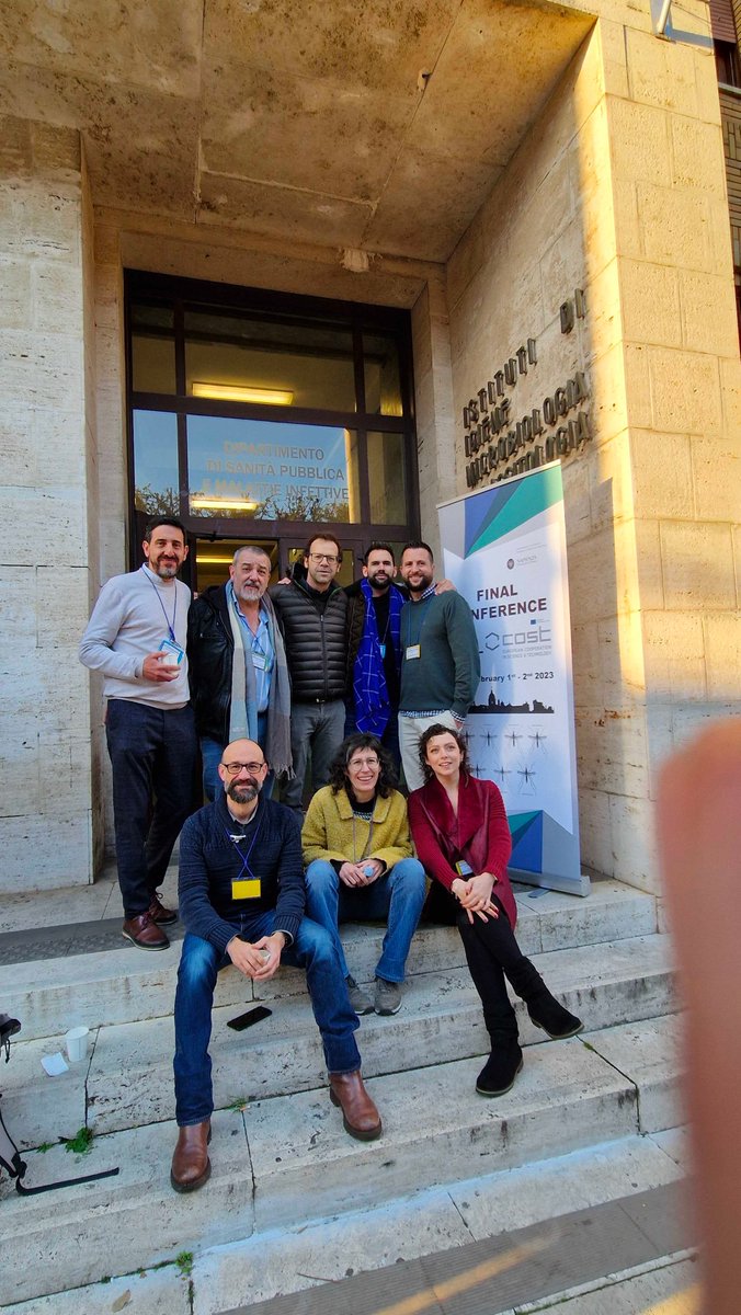 Part of #ReNED entomology team from <a href="/Mosquito_Alert/">Mosquito Alert</a> here at Roma during the <a href="/aedescost/">aedescost</a>. So nice to meet, lets hope get also together with the absent people!