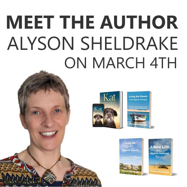 Meet the Author Event - Alyson Sheldrake, on March 4th. @AlysonSheldrake algarvedailynews.com/community-news… #meettheauthor #bestseller #alysonsheldrake #booksigning