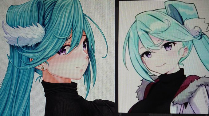 同じキャラ描いてるのにこんなに違いが出るんだぜ🤔…?
2次創作が面白い理由のひとつですよね😌⁾⁾
(似てなくて現実逃避) 