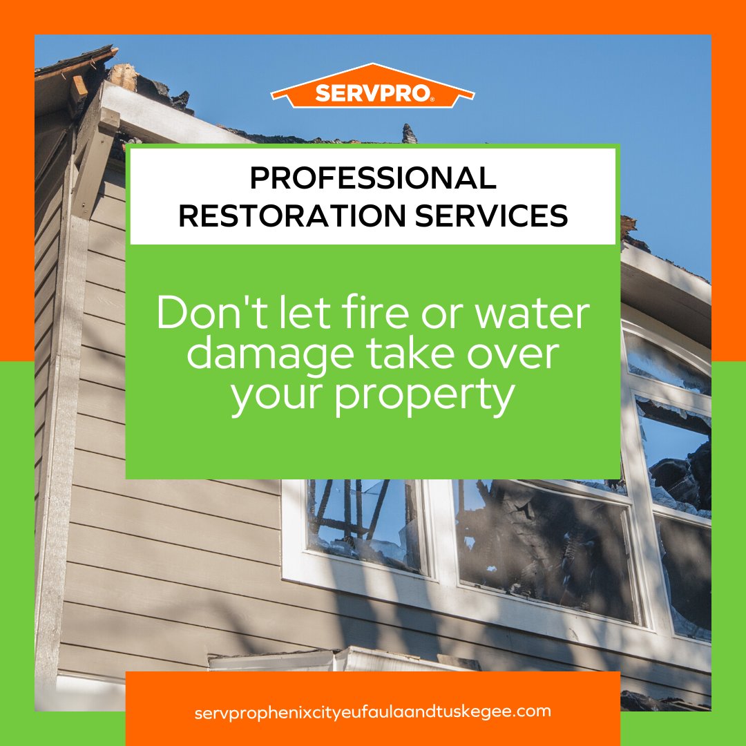 We understand that fire and water damage can be overwhelming, and that's why our team is here to help you restore your property to pre-loss condition quickly &amp; efficiently. 👌