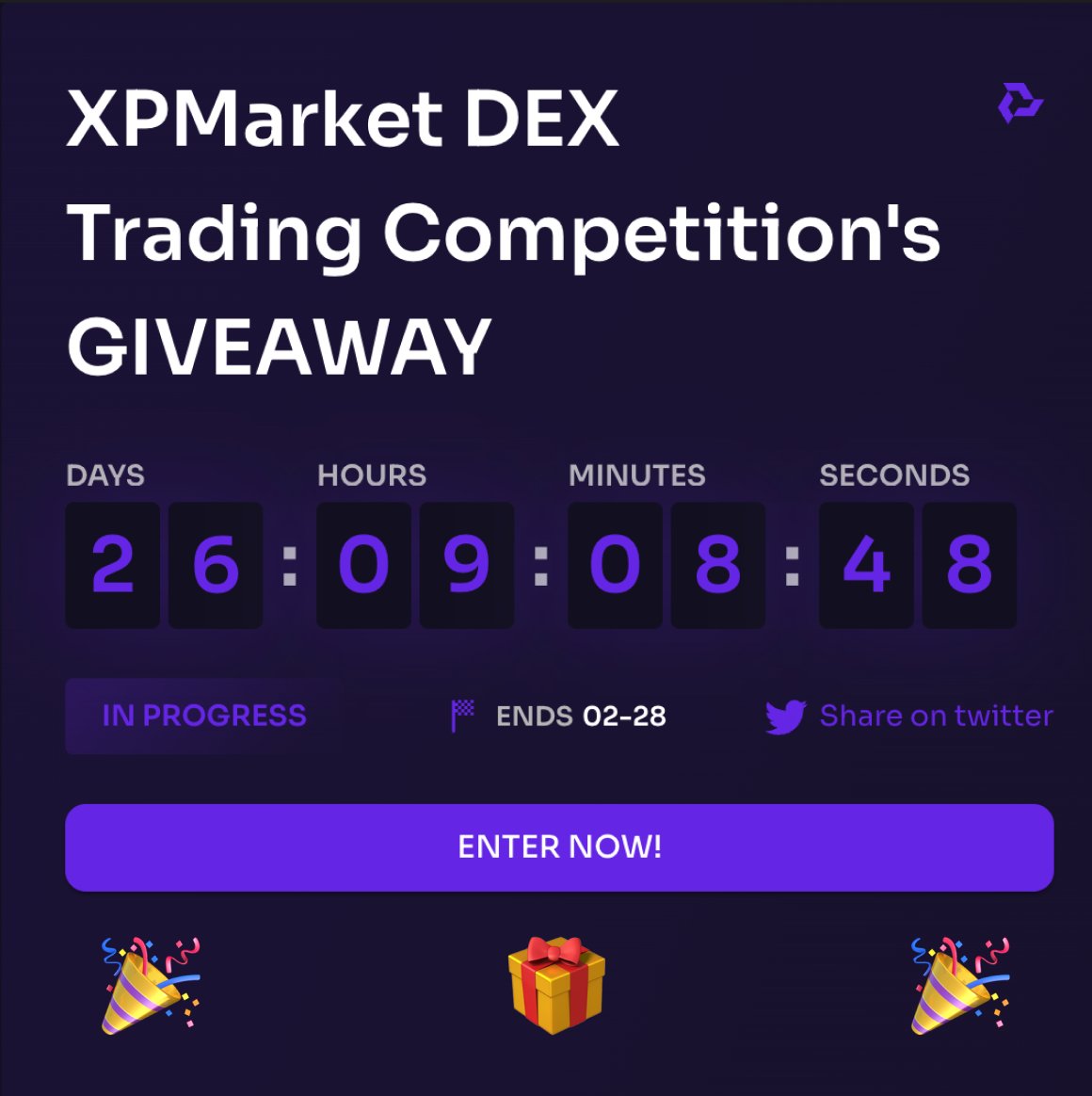 shawnmayj's tweet photo. 🎁#xpmarket 100 #XRP #Giveaway🎁

50 $XRP each for 2 winners✨

📊Follow @xpmarket &amp; @shawnmayj
📊Like &amp; RT
📊Tag Friends
📊Join in the XRPL DEX Trading Contest 👇https://t.co/kPDkLFQSsn

⏰Ends 7days #TwitterPicker 

Join in the Trading 🔥 Contest &amp; 🤑 WIN one of 💯 #NFTs https://t.co/mjGskXirch