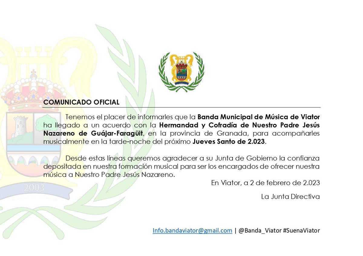 Banda Municipal de Música de Viator tweet media