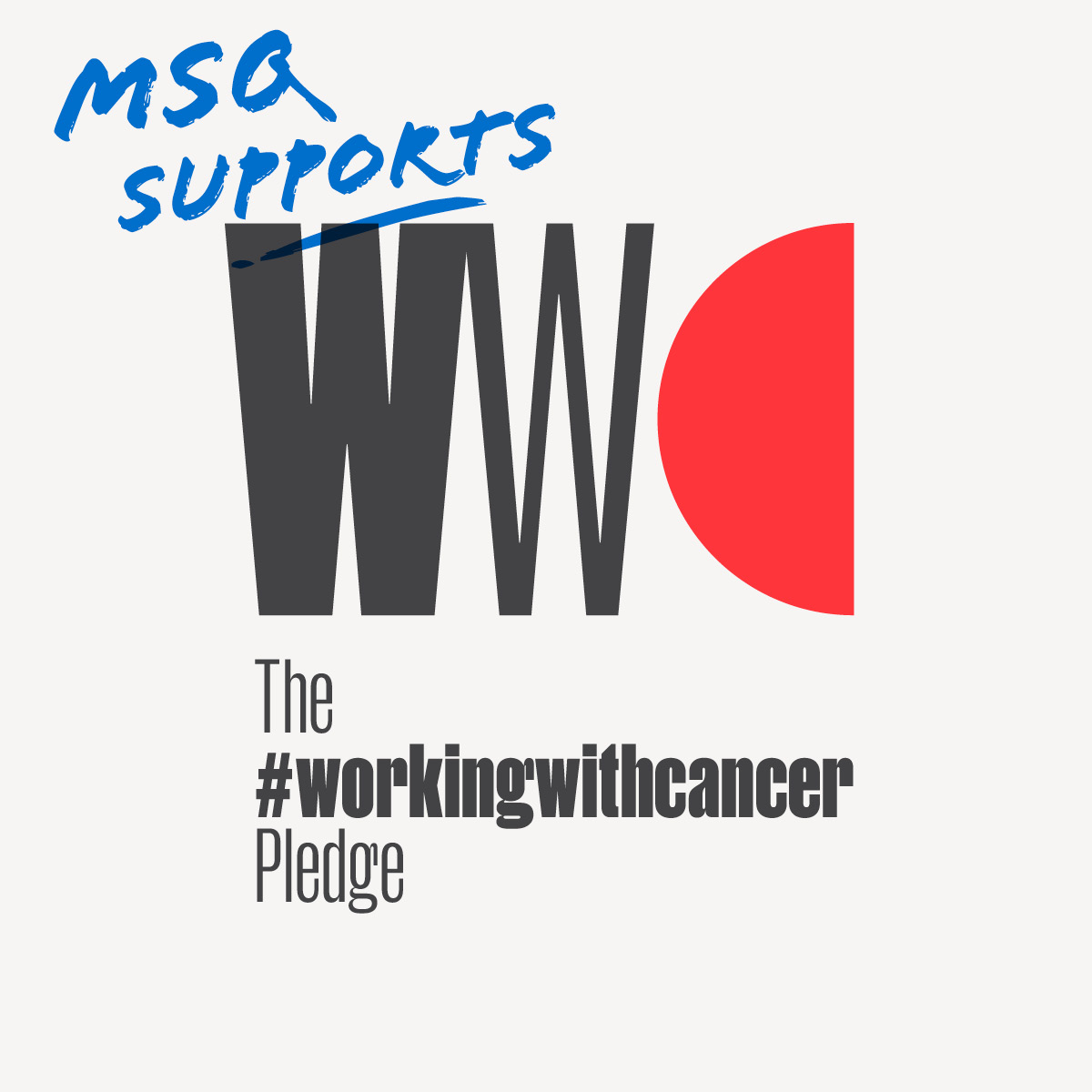 We’re marking #WorldCancerDay by taking the #workingwithcancer pledge, joining a number of companies working to abolish the stigma and insecurity that exists for people with cancer in the workplace.

You can see our pledge and more information here: joinedupthinking.xyz/msqs-workingwi…