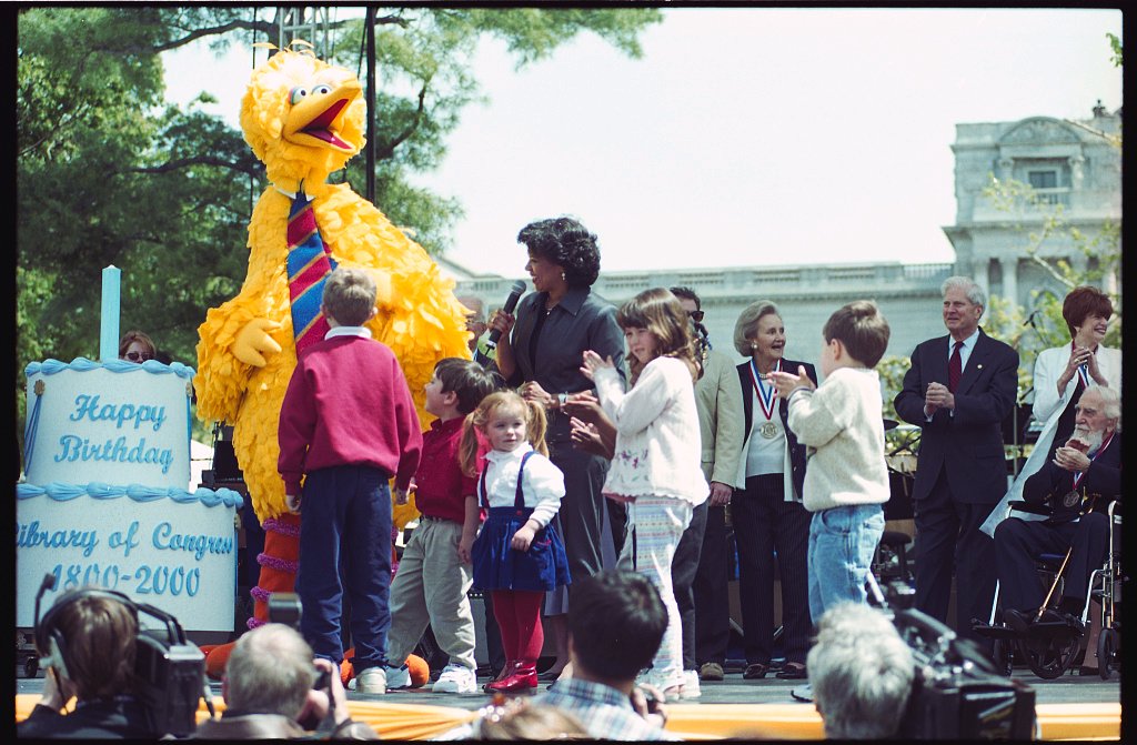 I was Caroll Spinney’s minder for our Bicentennial in 2000. He was a doll; I got to see him get into the Big Bird suit, which was wild. At the end of a glorious day I asked if he would record my office voice mail greeting as Oscar the Grouch, which he did!