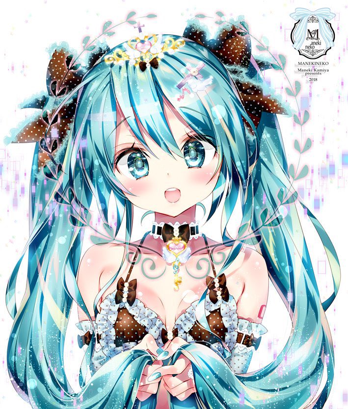 #ツインテールの日 ミクさんチョコミントカラー🍫 