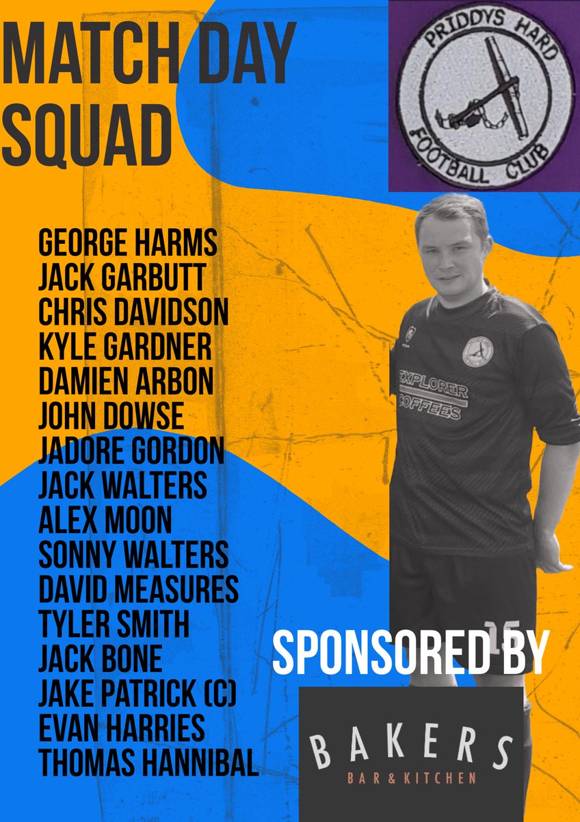 PriddysC's tweet photo. Our squad for our cup game v westend united sponsored by @BakersGosport https://t.co/jkEE3kPtwW