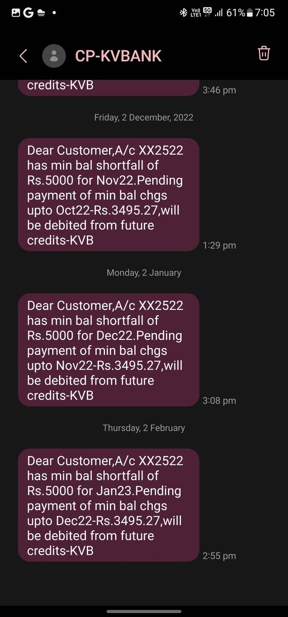 rdheepak's tweet photo. How many times I need to call your customer care @KarurVysyaBank_ ?
Is 3 times not enough?

I am not your customer. Why do you keep sending me spam messages when I have no relationship with your bank? It is causing unnecessary confusion. https://t.co/EbThuJL4qS