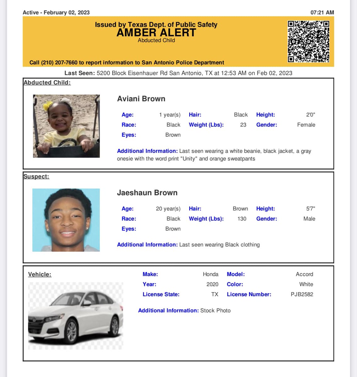 rockssjr's tweet photo. Spread the word for this little girl, and please be on the lookout. https://t.co/mGIIAL1hnm