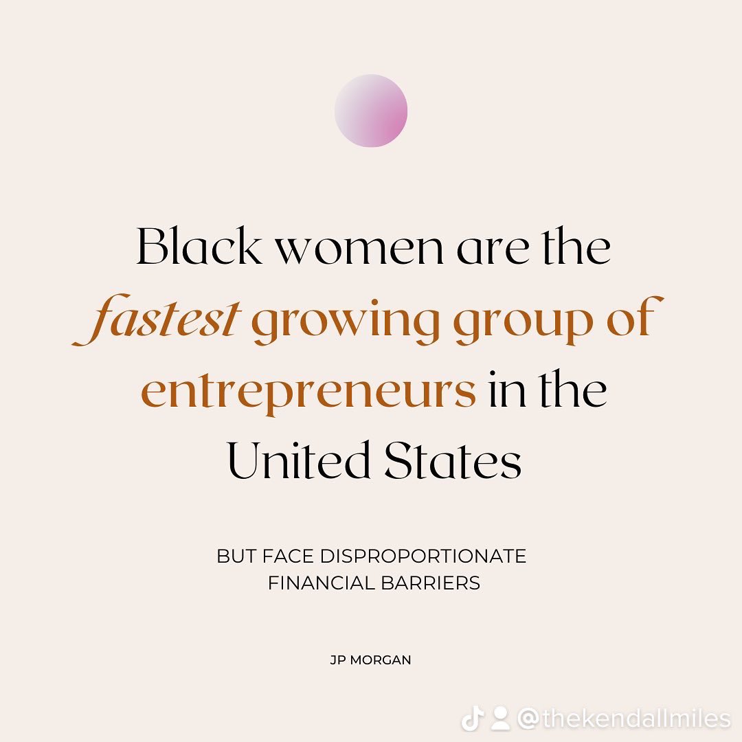 TheKendallMiles's tweet photo. Happy Black History Month Muses! We’re kicking off the month with the facts on Black fashion entrepreneurship  🖤✨ https://t.co/eirehazwGm