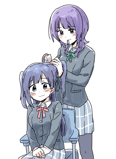 せつかりツインテの日落書き 