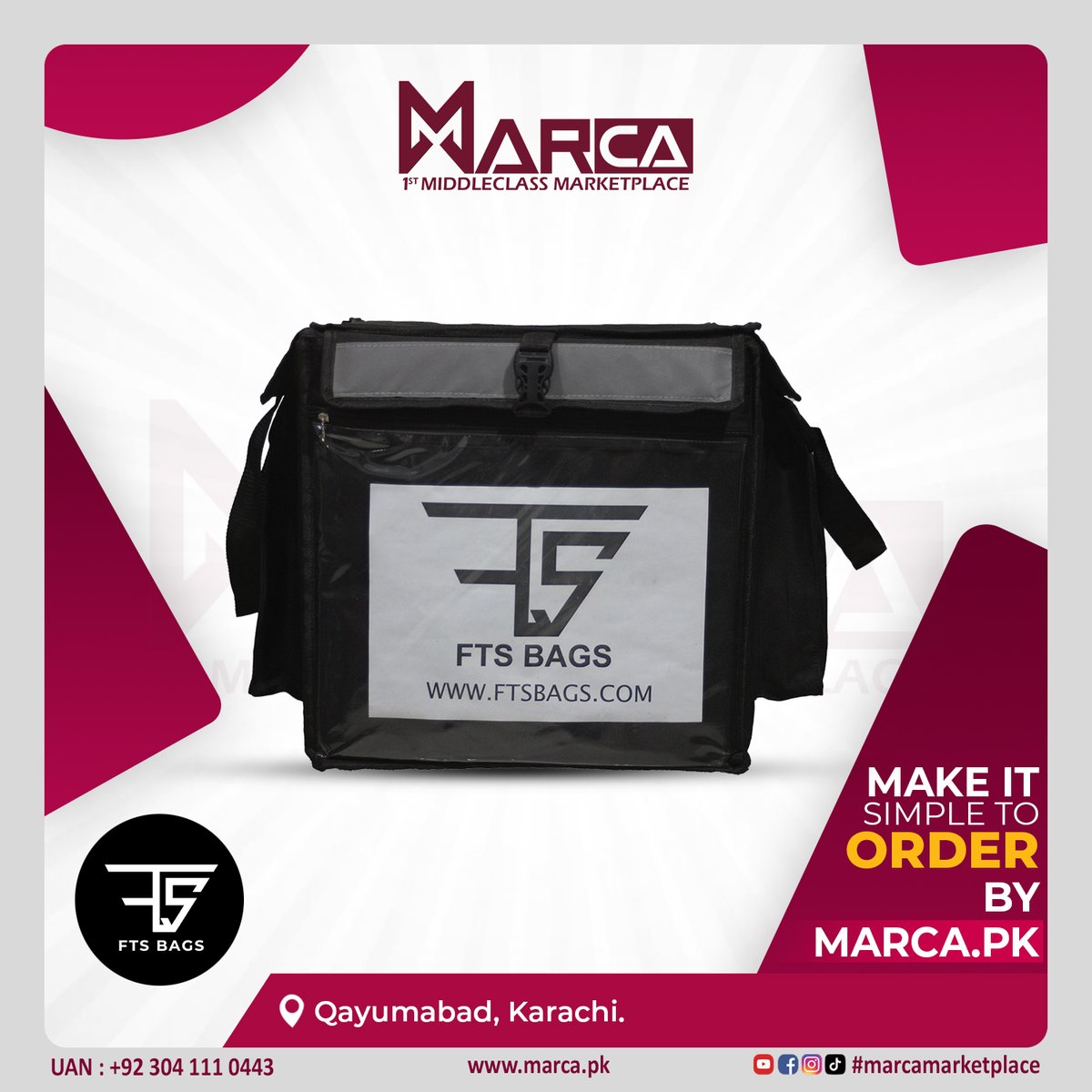MarcaMarket's tweet photo. FTS Make Bags For People Who Make Their Own Rules
Order Now From Marca Marketplace
https://t.co/7Uo6CvWzQ9
.
.
.
.
.
#fooddelivery #style #accessories #schoolbags #handbags #bagsforsale #onlineshoppingstore #handbags #kidsbags #bagmaker #bagsforsale #fashionstyle #fashionistar https://t.co/HUrsfJEZTJ