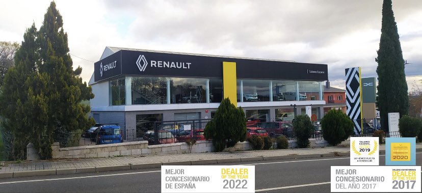 Talleres Escorial recibe el premio de mejor concesionario Renault España! Todo esto no habría sido posible sin vuestra ayuda ☺️