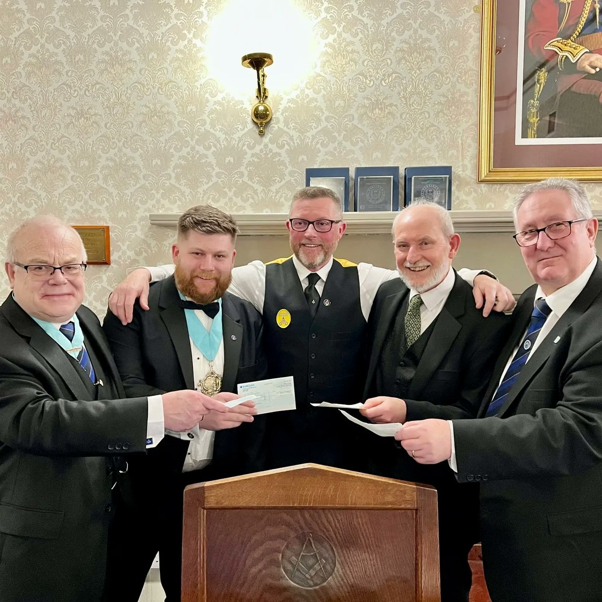 We were delighted to receive Chris Jones from The Freewheelers Lodge No. 9991, in the Province of Lincolnshire.

Chris is walking the coastline of Britain in aid of the Masonic Charitable Foundation and the lodge was pleased to make a donation of £150 towards his worthy quest.