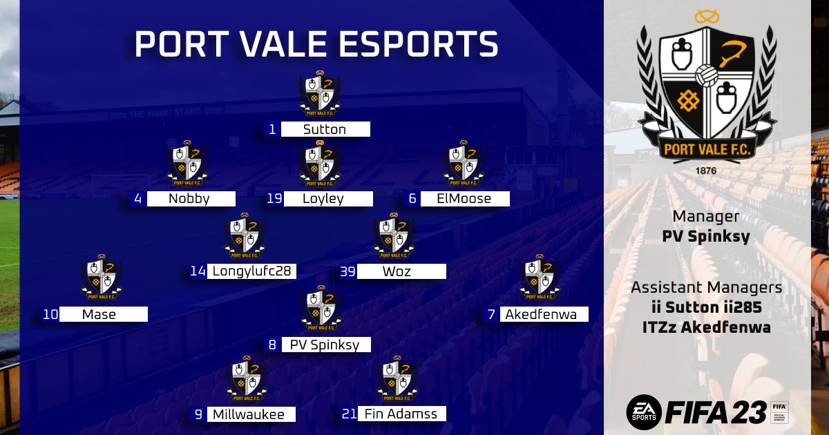 Big Night for us as we have 4 games in the cup and league 

Vs <a href="/BCAFCeSportsXB/">BCAFC eSports</a> 8.00
Vs <a href="/AFCRICHMOND_/">PRO CLUB TEAM</a> 8.45
Vs @ballercity 9.15
Vs @MemzinhoBall 9.45

This is how we lineup making 3 changes from Tuesday to try and find that magic formula catch us live on twitch.tv/longylufc28