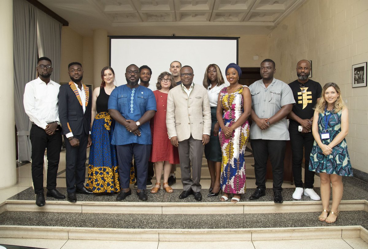 FranceandGhana's tweet photo. Last Friday, @JaAniambossou invited 5 🇬🇭 animation studios to pitch their projects at the Residence of 🇫🇷, after a weeklong training with 3 🇫🇷 experts.
The objective: show 🇬🇭 talents at the next @annecyfestival 🇫🇷, the biggest animation festival in the world ! https://t.co/zB2YLg20E0