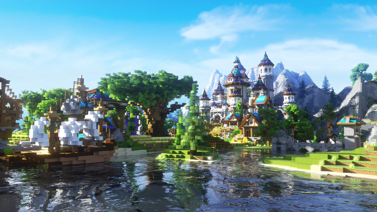 BreadBuilds_'s tweet image. Throwback to our Survival Castle map 🏰
It has mines, pvp arena, nether portal, marketplace and so much more..

Created by @lutysek &amp;amp; @TheErikCZ 
Rendered by @notbarteksk &amp;amp; @VoenixX_ 

#Minecraftbuilds #Minecraft