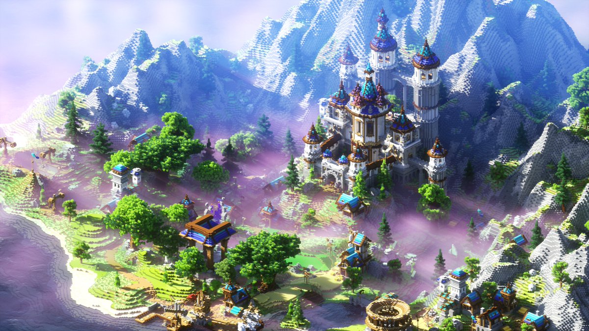 BreadBuilds_'s tweet image. Throwback to our Survival Castle map 🏰
It has mines, pvp arena, nether portal, marketplace and so much more..

Created by @lutysek &amp;amp; @TheErikCZ 
Rendered by @notbarteksk &amp;amp; @VoenixX_ 

#Minecraftbuilds #Minecraft