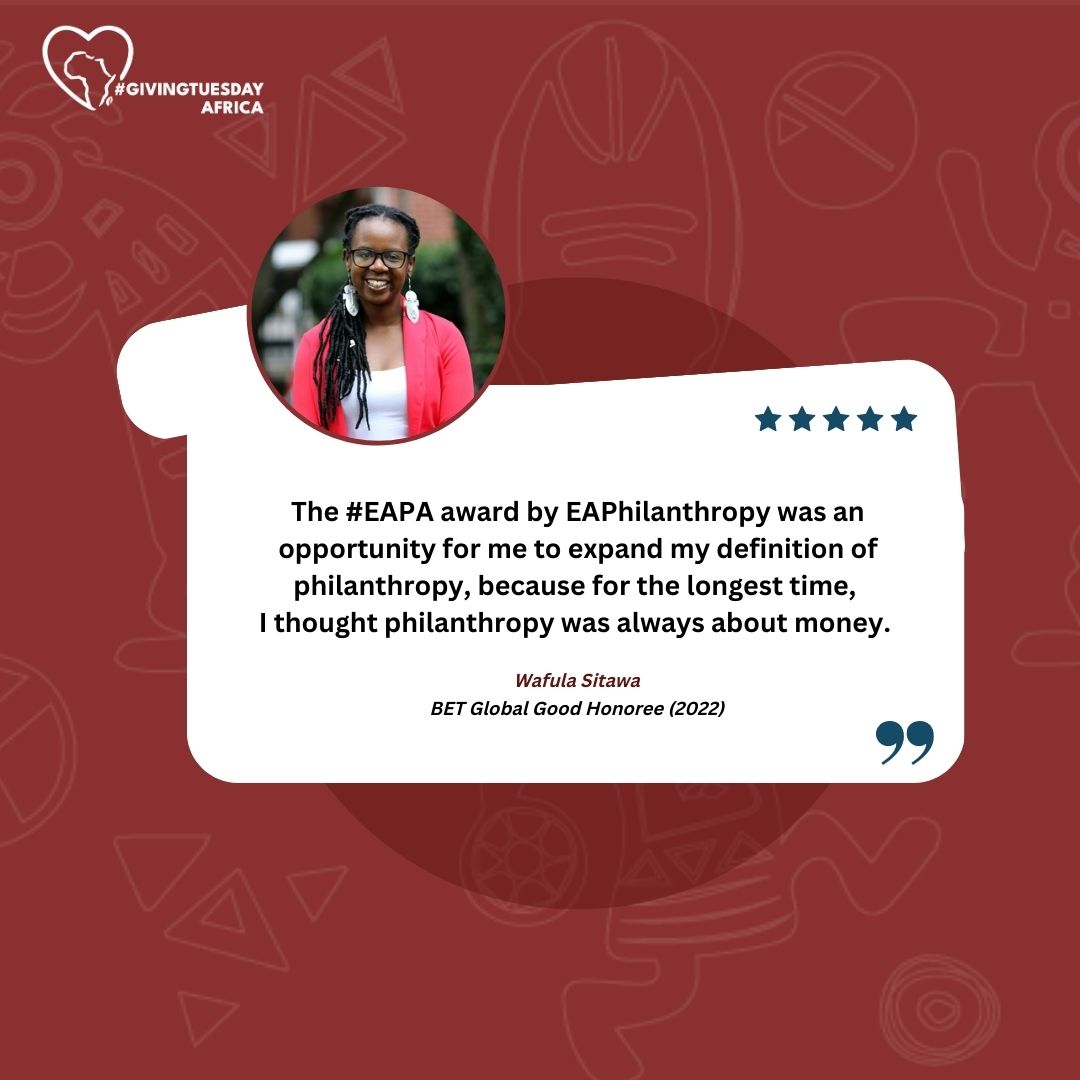 GivingTueAfrica's tweet photo. Words like this, are vital lessons, teaching us to continue to expand our definition of generosity and strive towards building a world where generosity, kindness, and compassion reign supreme.
#OurUbuntuSpirit #GivingTuesdayAfrica #GivingTuesday #AfricanPhilanthropy https://t.co/ICO1B6atgp