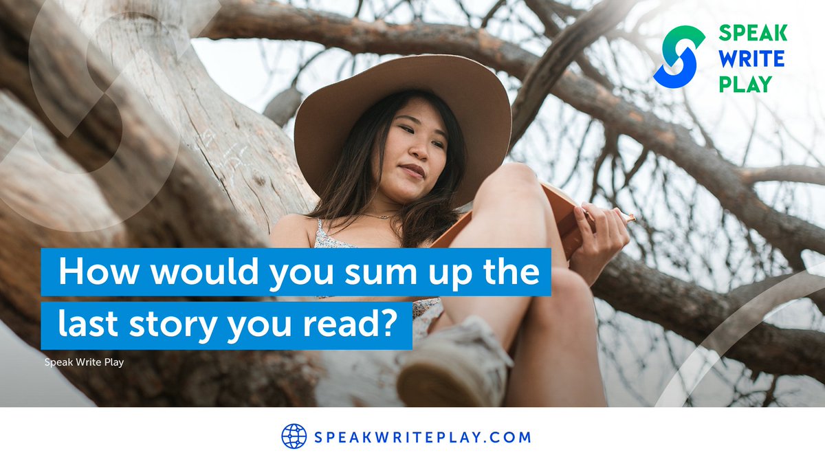 SpeakWritePlay's tweet photo. How would you sum up the last story you read?
Some stories mark your life forever. They help you grow professionally and personally.
#writingcorner #writingcommunity #SWPinEnglish https://t.co/alTwBcgT94