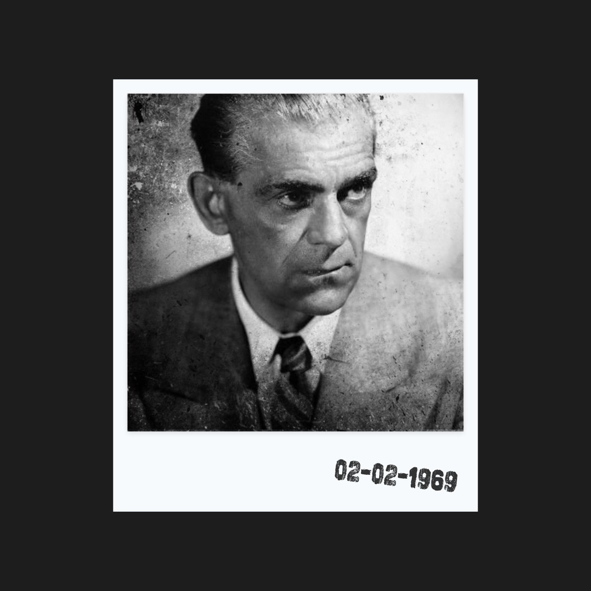 onthisdarkday's tweet image. In 1969...

Boris Karloff, known for his role as The Monster in 𝘍𝘳𝘢𝘯𝘬𝘦𝘯𝘴𝘵𝘦𝘪𝘯, dies in Midhurst, Sussex, England.

#OTDD #OTD #OnThisDay #HorrorFamily