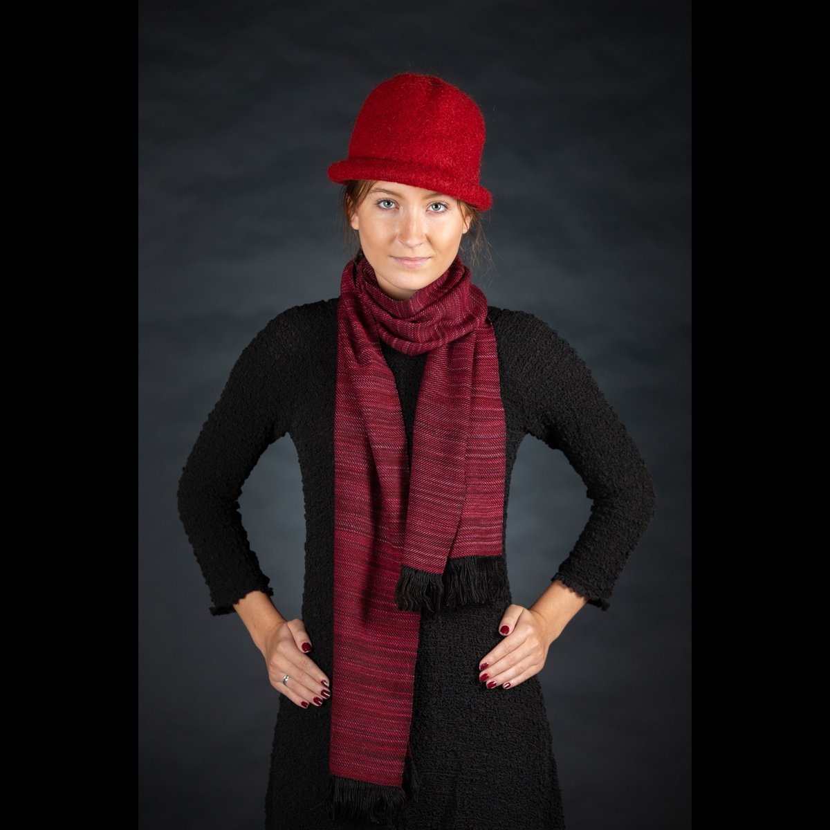 Since Phil saw his shadow this morning, it seems there will still be plenty of time for you to buy a warm hat or scarf from invited artist Sierra Cole.  Be sure to check out Sierra's page on our website for more examples of her work. ow.ly/AQ9i50MHKPI