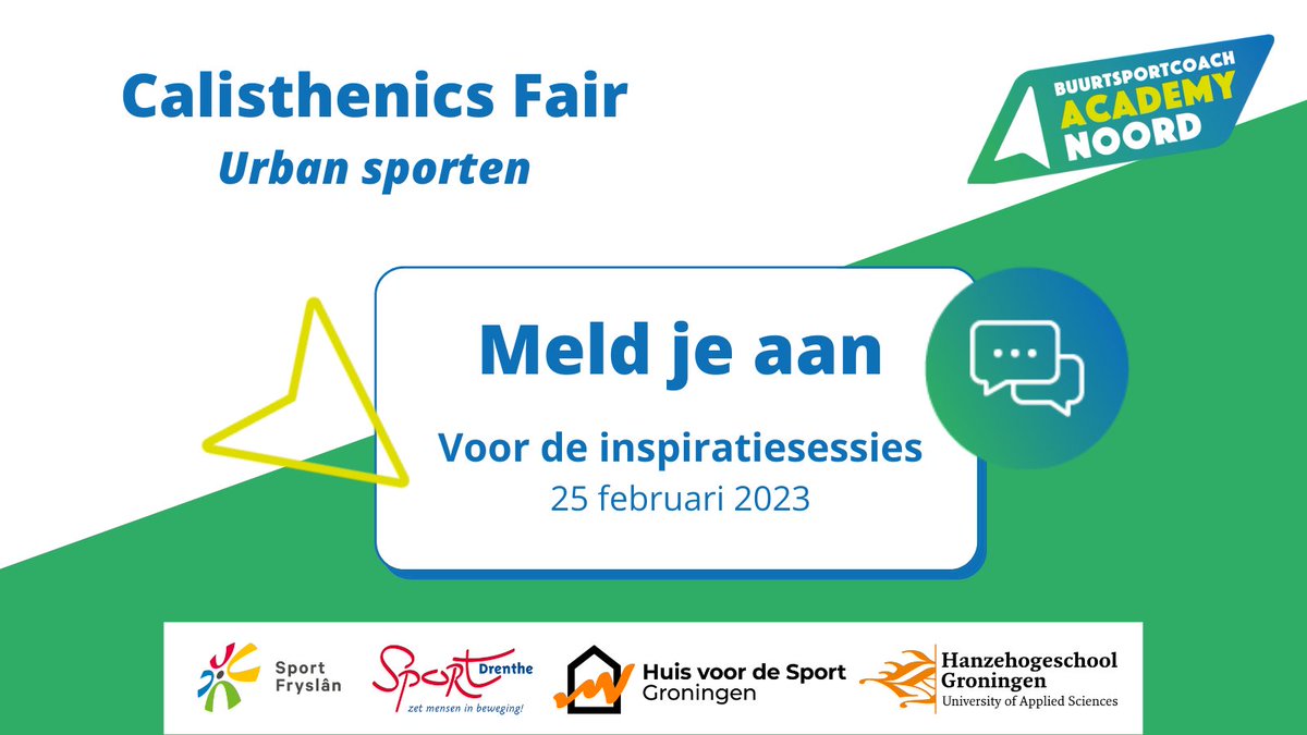 📣 |Calisthenics Fair

Speciaal voor buurtsportcoaches, vakdocenten, beleidsmedewerkers en trainers heeft <a href="/nijhabv/">Nijha bv</a> een te gek side event samengesteld waarbij je je kunt laten inspireren door professionals uit het werkveld. 

Meer informatie en aanmelden: bscacademynoord.nl/scholings_aanb…