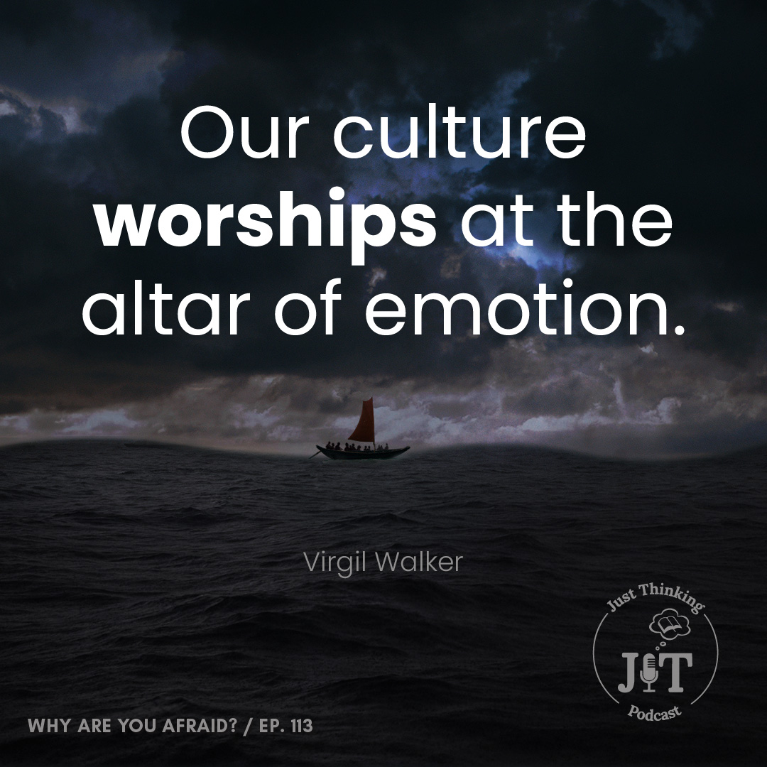 Are you letting this cultural reality affect your thoughts and actions? Go listen to our past episode about fear: justthinking.me/113

<a href="/D_B_Harrison/">Darrell B. Harrison</a> <a href="/VirgilWalkerOMA/">Virgil L. Walker</a> <a href="/thebar_network/">The B.A.R. Podcast Network</a>