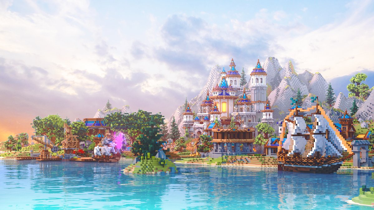 BreadBuilds_'s tweet image. Throwback to our Survival Castle map 🏰
It has mines, pvp arena, nether portal, marketplace and so much more..

Created by @lutysek &amp;amp; @TheErikCZ 
Rendered by @notbarteksk &amp;amp; @VoenixX_ 

#Minecraftbuilds #Minecraft