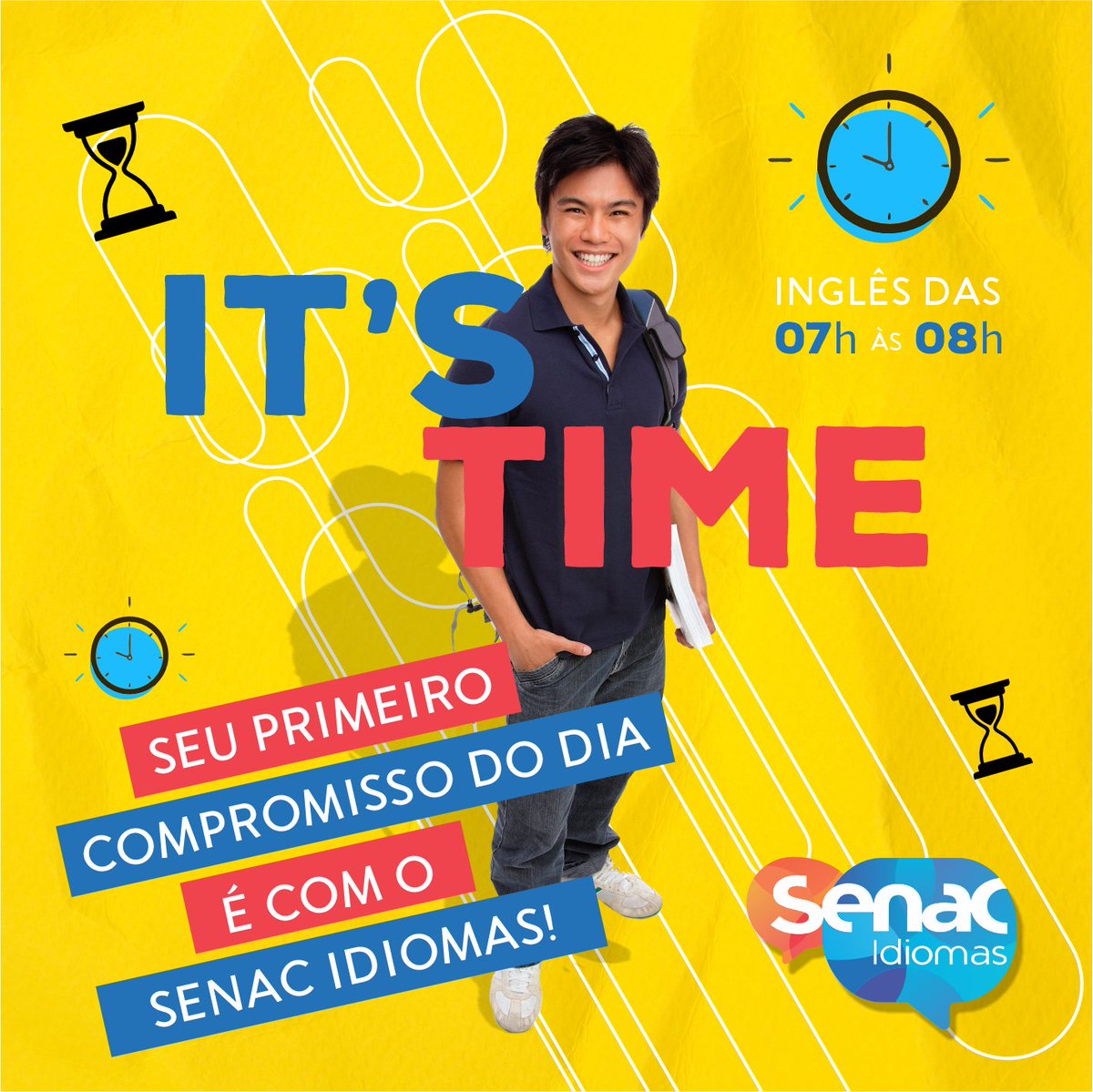 senacto's tweet photo. Let’s go! No Senac Idiomas você já começa o dia aprendendo uma nova língua 😜 Chama a gente no zap (63) 3219-1670 e faça sua matrícula!
#idiomas #senacidiomas #senacto #ingles #espanhol #portugues #libras #palmas #tocantins https://t.co/rLQjz0Gbgs