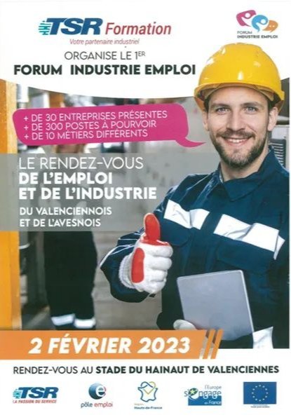 Forum industrie emploi aujourd'hui au #stadeduhainaut