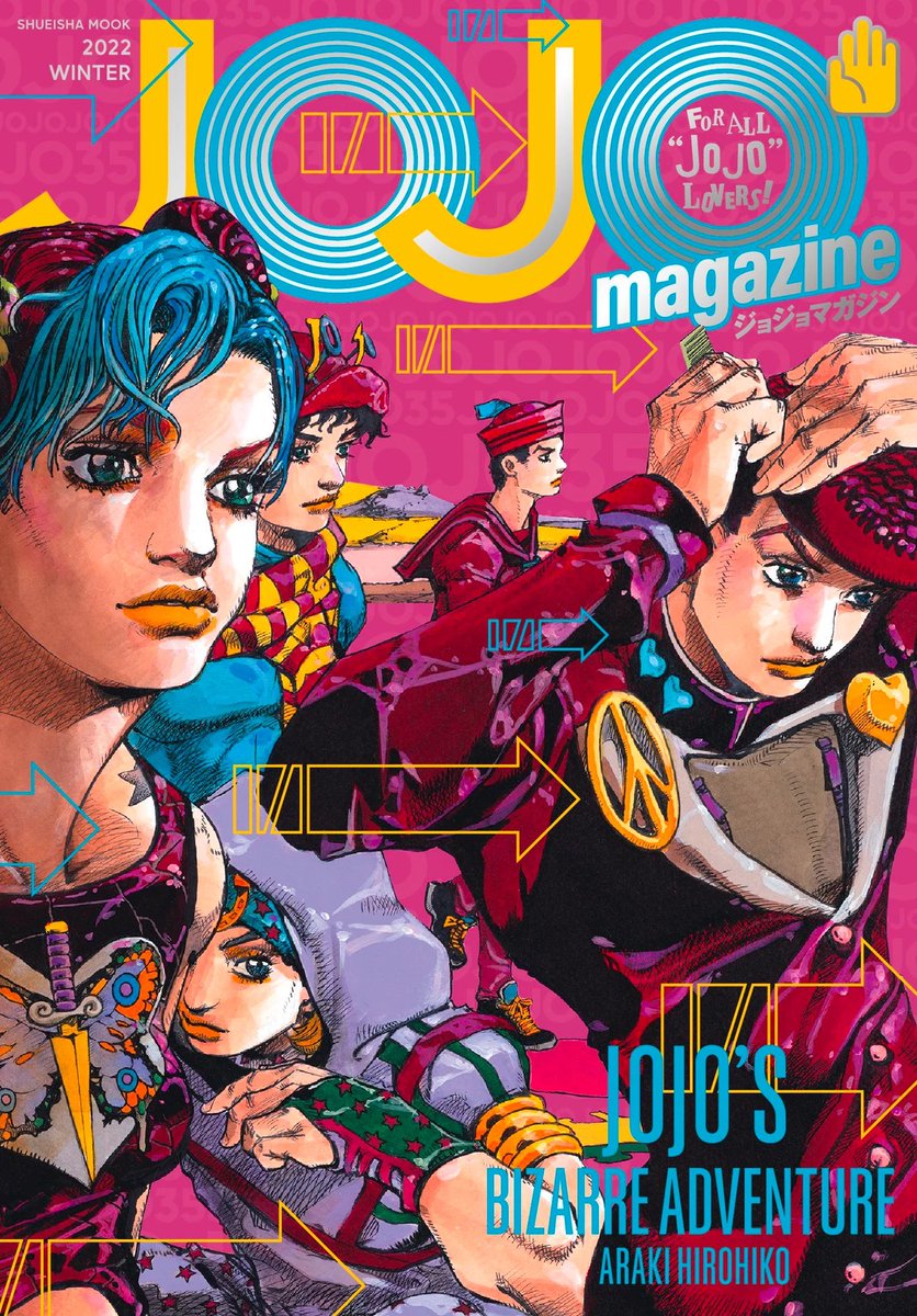 everythingJJBA_'s tweet image. Magazine covers drawn by araki