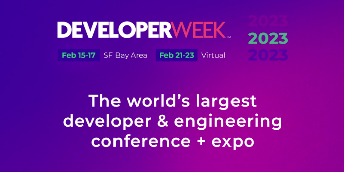 devnationworld's tweet photo. We’re excited to partner with #DeveloperWeek23 and they've offered our community members 50 free OPEN Passes (February 15-23). 

Register, using this link : https://t.co/KREVp2D83j

#DeveloperWeek #techconference https://t.co/M73RHw3Zcf