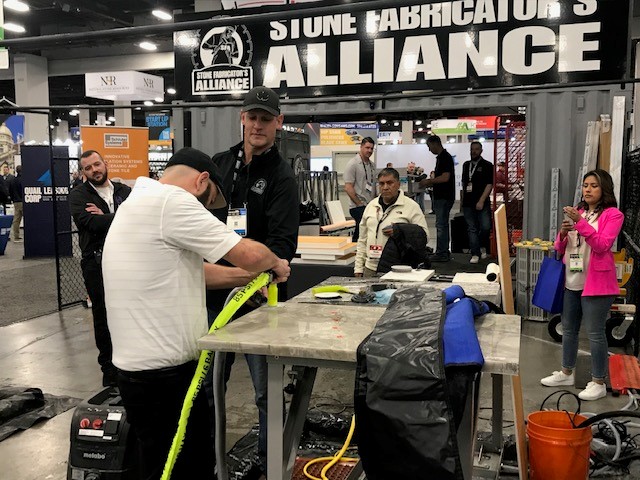 alphaprotools's tweet photo. Busy week at the TISE/Stoexpo Event. Our booth is all about "What's New From Alpha", Be sure to stop by today. There are some new and innovative tools on hand. Booth #5457.

#alphaprotools #alphatools #stonefabrication #tile #contractor #stonefabrciator #sfa https://t.co/TcqUET1IZ6