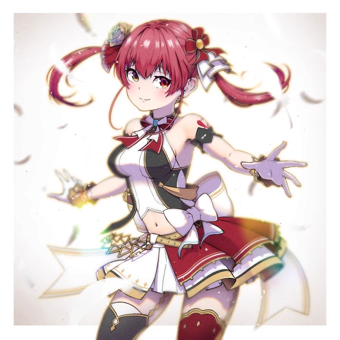 再掲載です!新しいアイドル衣装もいつか描きたいなあ#ツインテールの日 