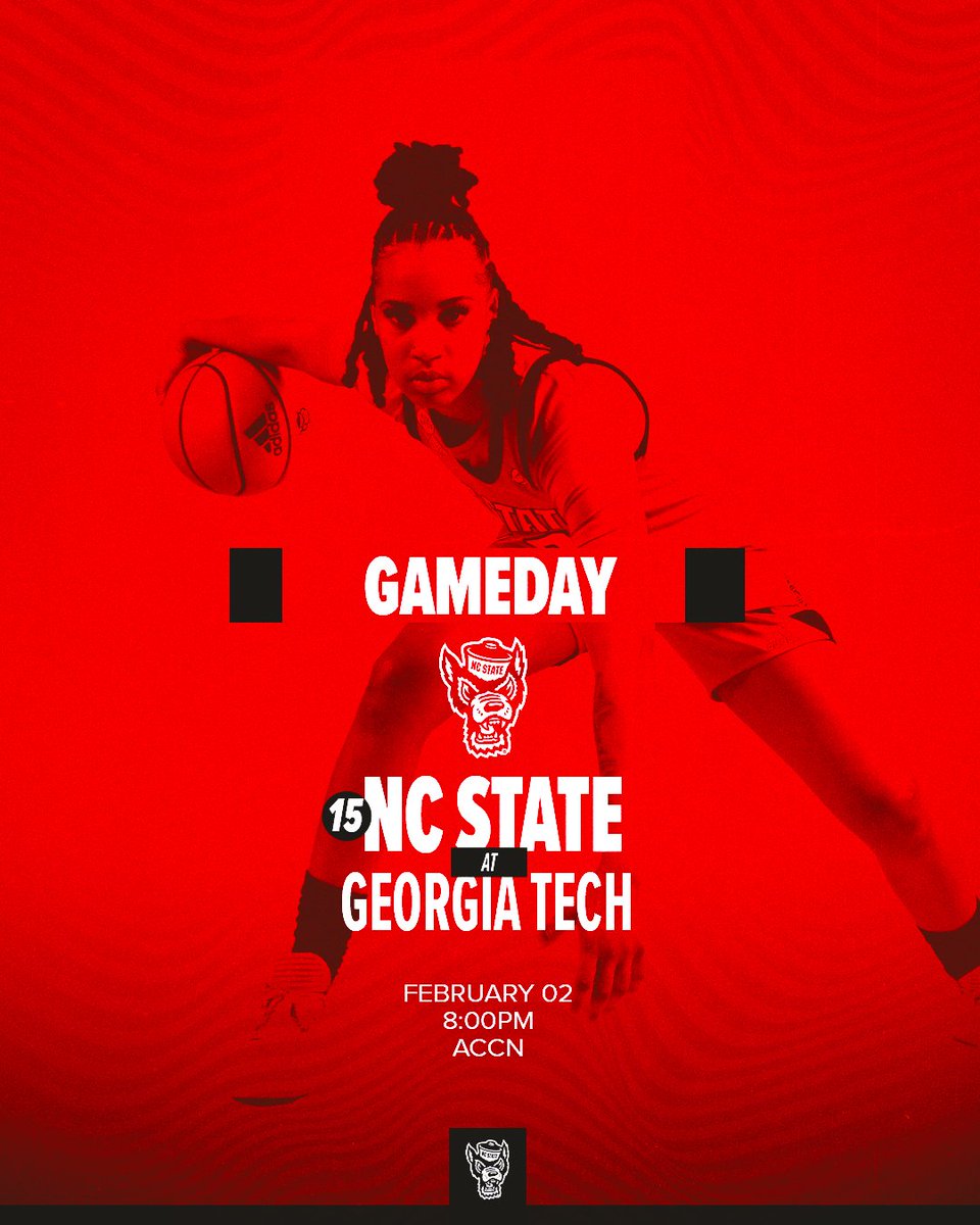 PackWomensBball's tweet photo. Primetime matchup tonight! 

⏰ 8 PM
🆚 Georgia Tech
📍 Atlanta
📺 @accnetwork 
📻 @WKNC881 (@AJSandersPxP &amp; @PackErnieMyers) 
📈 https://t.co/jvg8Lvsk0o https://t.co/NbSnX4gwav