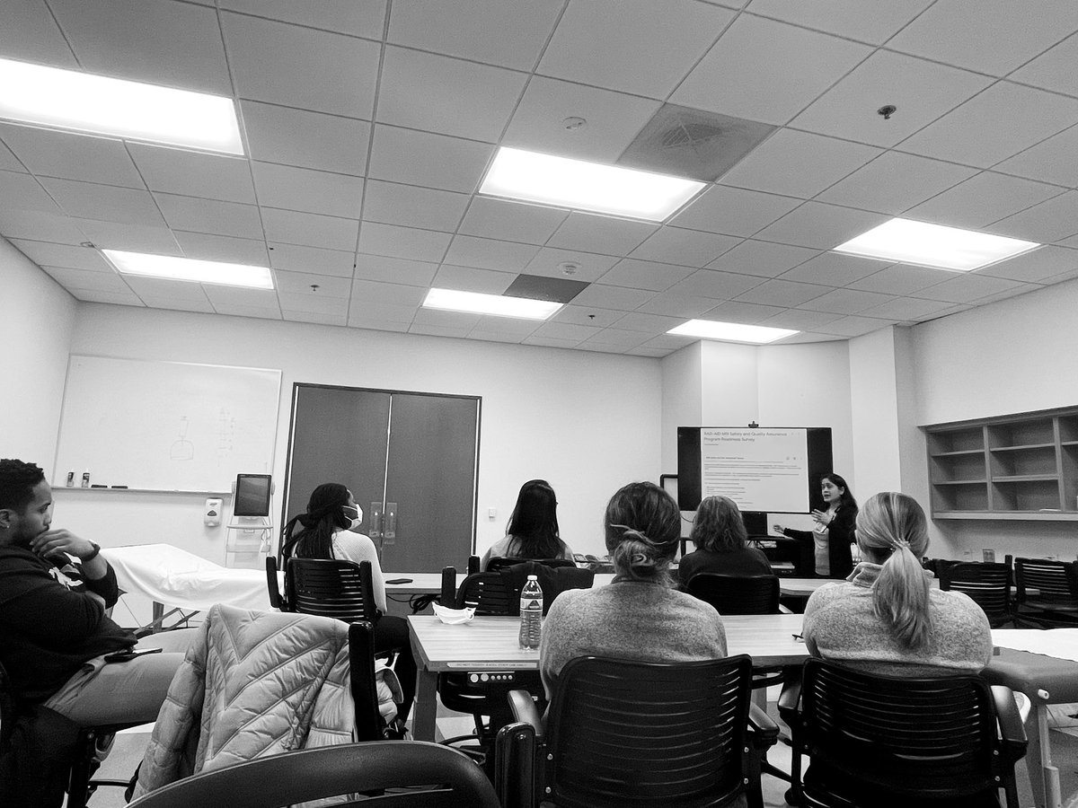 <a href="/PradnyaMhatreMD/">Pradnya Mhatre M.D. MRMD</a> speaking to our global health track residents on the ethical, logistics and technical considerations of equipment donation.