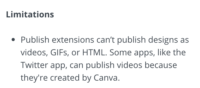 .<a href="/canva/">Canva</a> doesn't want third parties creating videos from their projects. For this reason, we have to push our users to sketch our videos in <a href="/figma/">Figma</a> instead.

Canva might be easier but Figma is a powerhouse and the marketplace for templates is arriving soon. #canva #figma #templates