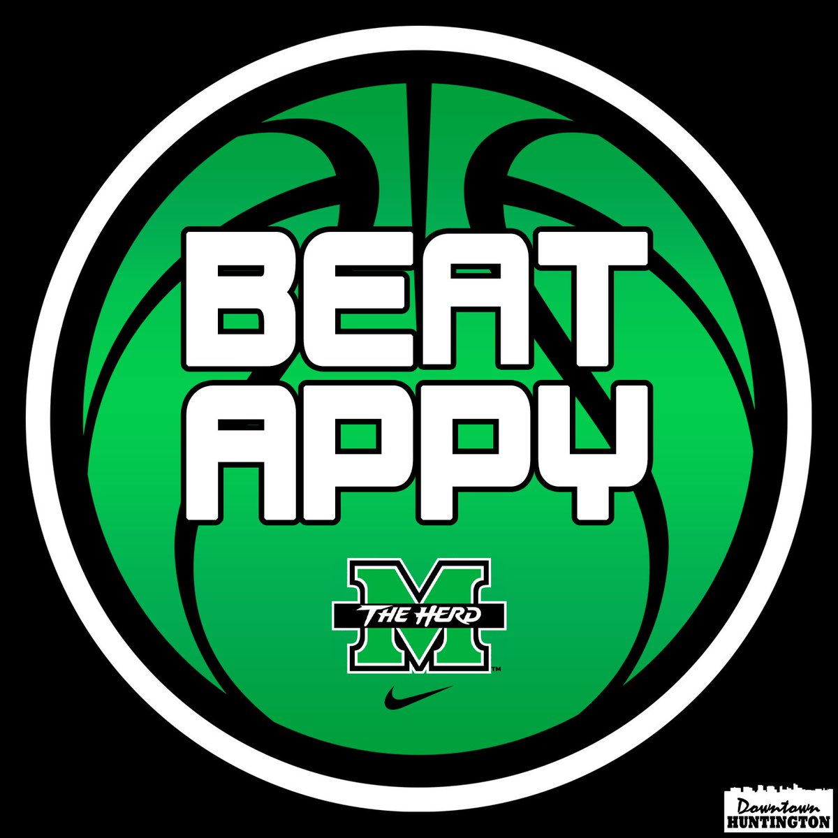 DowntownHWV's tweet photo. IT'S GAME DAY!!!
@Herd_MBB travels to Appalachian State tonight at 6:30PM. The game will be broadcast live on ESPN+.
#HerdNation // #BeatAppy https://t.co/7Xcx0Qg878