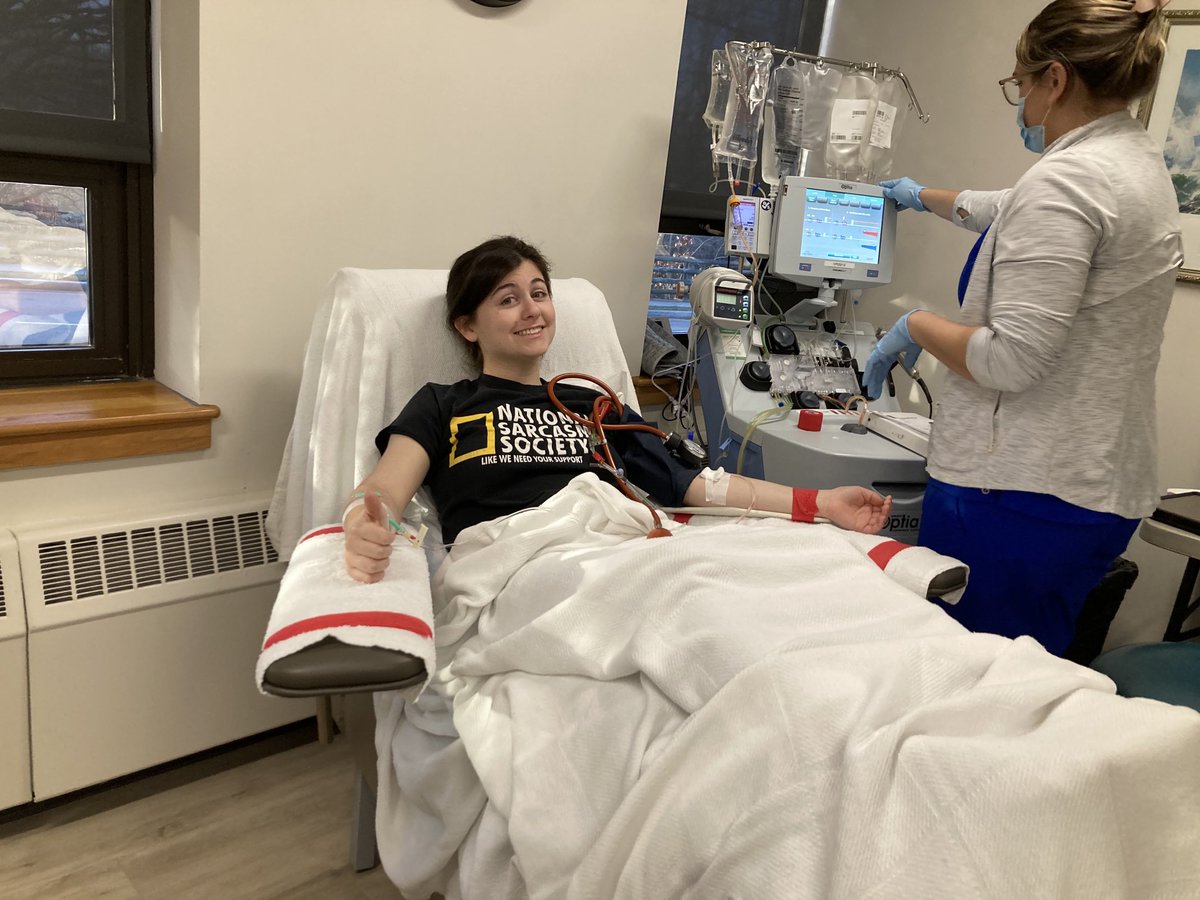 Dr. Damara (@drdamara1) on Twitter photo My lovey daughter signed up for @BeTheMatch on her 18th Birthday and MATCHED on her 20th. Today she is donating bone marrow stem cells. Her gift will hopefully save a life! <a href="/WmtyWorld/">WMTY.world</a> <a href="/maureenbis/">Maureen Bisognano</a> @S4Maher <a href="/tommyNtour/">Tommy Whitelaw BCAh</a> <a href="/andersvege/">Anders Vege</a> My lovey daughter signed up for @BeTheMatch on her 18th Birthday and MATCHED on her 20th. Today she is donating bone marrow stem cells. Her gift will hopefully save a life! <a href="/WmtyWorld/">WMTY.world</a> <a href="/maureenbis/">Maureen Bisognano</a> @S4Maher <a href="/tommyNtour/">Tommy Whitelaw BCAh</a> <a href="/andersvege/">Anders Vege</a>