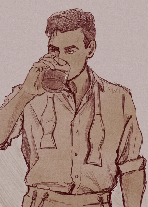 I love my sketches so much but I also recognize that I will never colour again like I did with these two pieces  