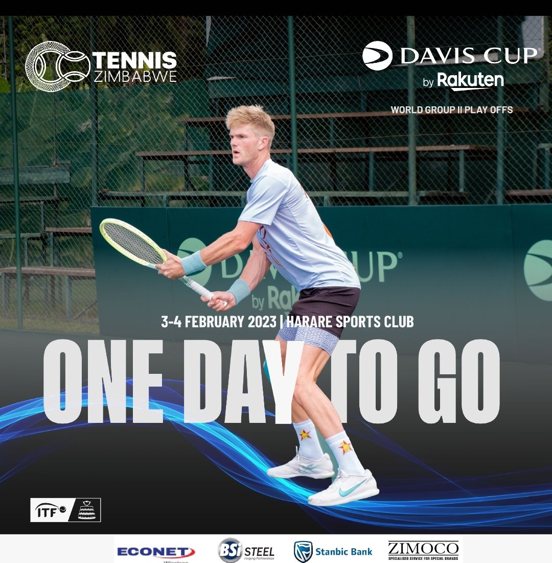 Are you counting down the hours with us?

Let's all rally together to support our team tomorrow! Tickets will still be on sale.

Zimbabwe woye 🇿🇼

#1daytogo 
#daviscup 
#tennisworld 
#tennislove 
#tenniszimbabwe🇿🇼