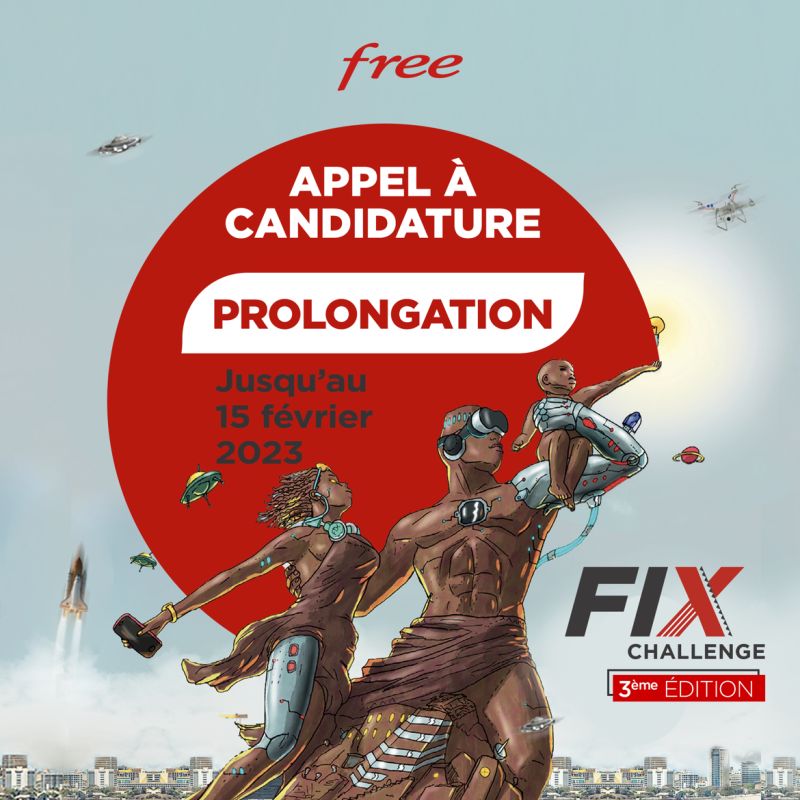 #FixChallenge2023 La date de clôture des candidatures de la 3ème édition du #FIXChallenge a été prolongée jusqu’au 15 février, RDV sur lnkd.in/ersMx2e
#Dakar #Senegal #Hackathon #Innovation #Startup #DiFree