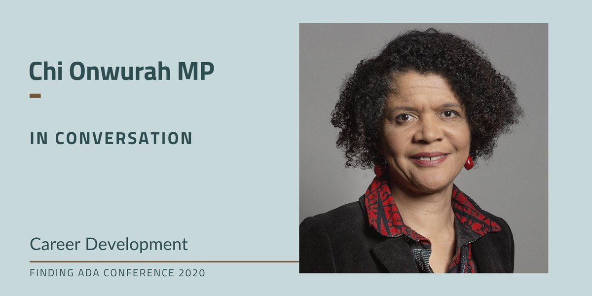 FindingAda's tweet photo. Chi Onwurah MP talks about her 23 year career as an electrical engineer and some of the projects she worked on, her work as Shadow Minister for Science, Research and Digital, and why we need more women in STEM to move into politics. #FAC20 https://t.co/AkDWfmbdEc https://t.co/fT13soYmSG