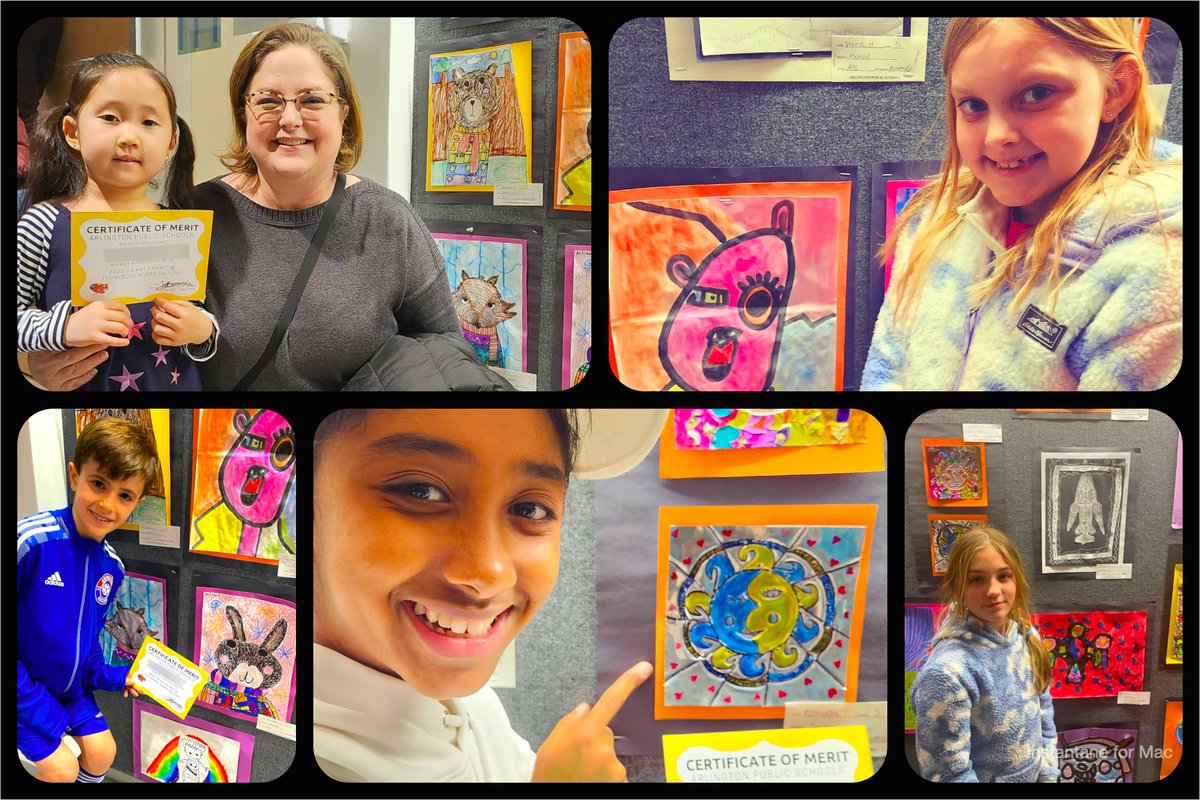 It was great to see our artists and their families last night at the reception for the 2023 Elementary School Art Show. <a target='_blank' href='http://twitter.com/APS_ATS'>@APS_ATS</a> <a target='_blank' href='http://twitter.com/perezartlove'>@perezartlove</a> <a target='_blank' href='http://twitter.com/APSArts'>@APSArts</a> <a target='_blank' href='https://t.co/ppvULHGuO4'>https://t.co/ppvULHGuO4</a>