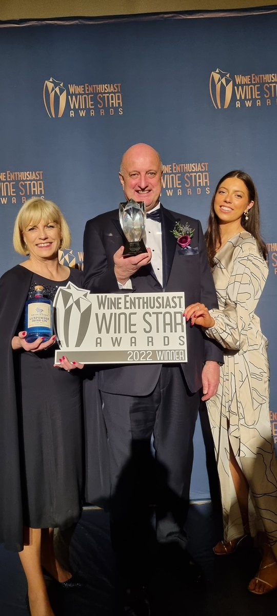 Drumshanbo Gunpowder Irish Gin honoured in San Francisco Award Ceremony for ‘Spirit Brand of The Year’ by The Wine Enthusiast representing Drumshanbo &amp; Ireland at this prestigious global event. 

#spiritoftheyear
#awardwinning 
#enjoyresponsibly