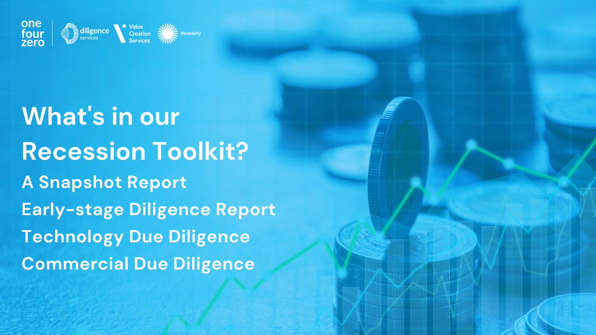 140group's tweet photo. While “recession” usually strikes fear into investors’ hearts, you can avoid panic with the right resources. 
Enter @onefourzero’s Recession Toolkit, including multiple #duediligence services to help investors  before utilising or acquiring an asset.
https://t.co/yVoNXtB3M4 https://t.co/suayasVwTR